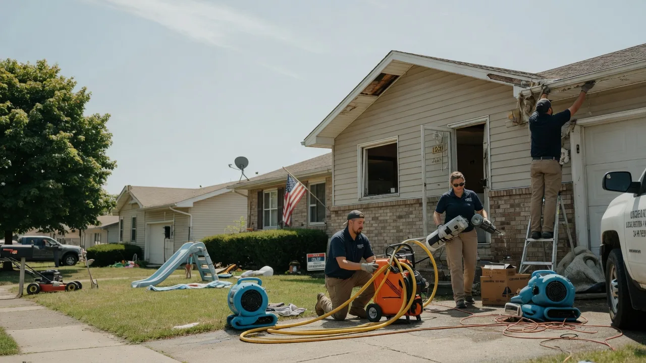 Water Damage Restoration in Prairie City, IL near me
